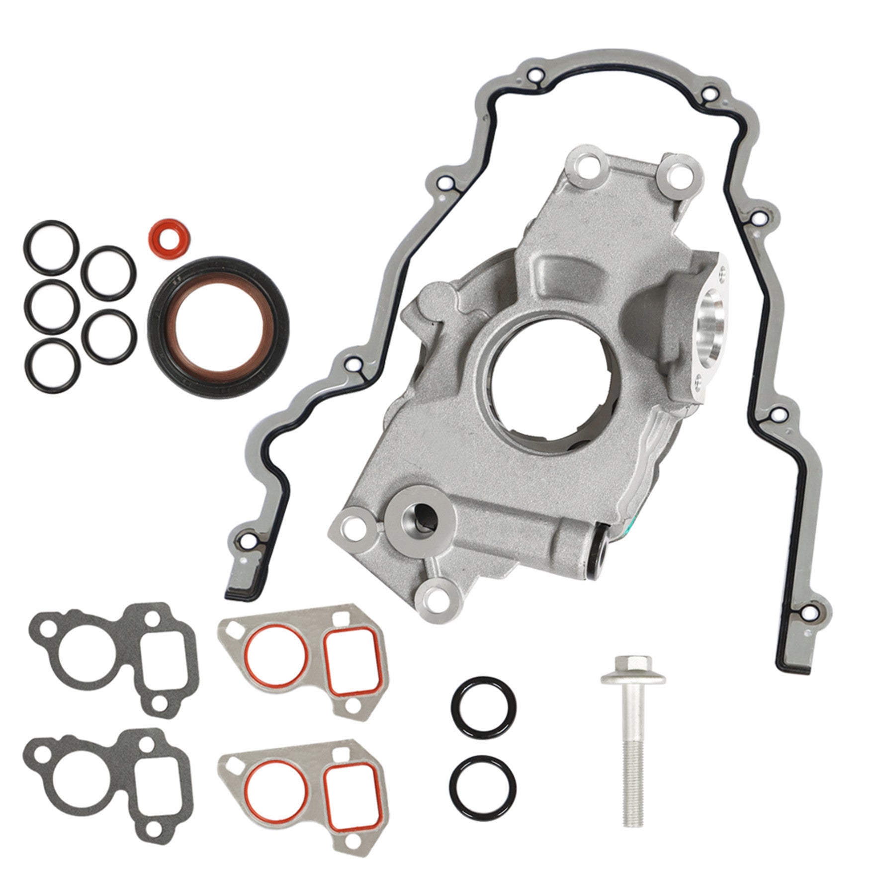 Oil Pump Change Kit W/Gaskets Balancer Bolt RTV For GM LS M295 High Volume