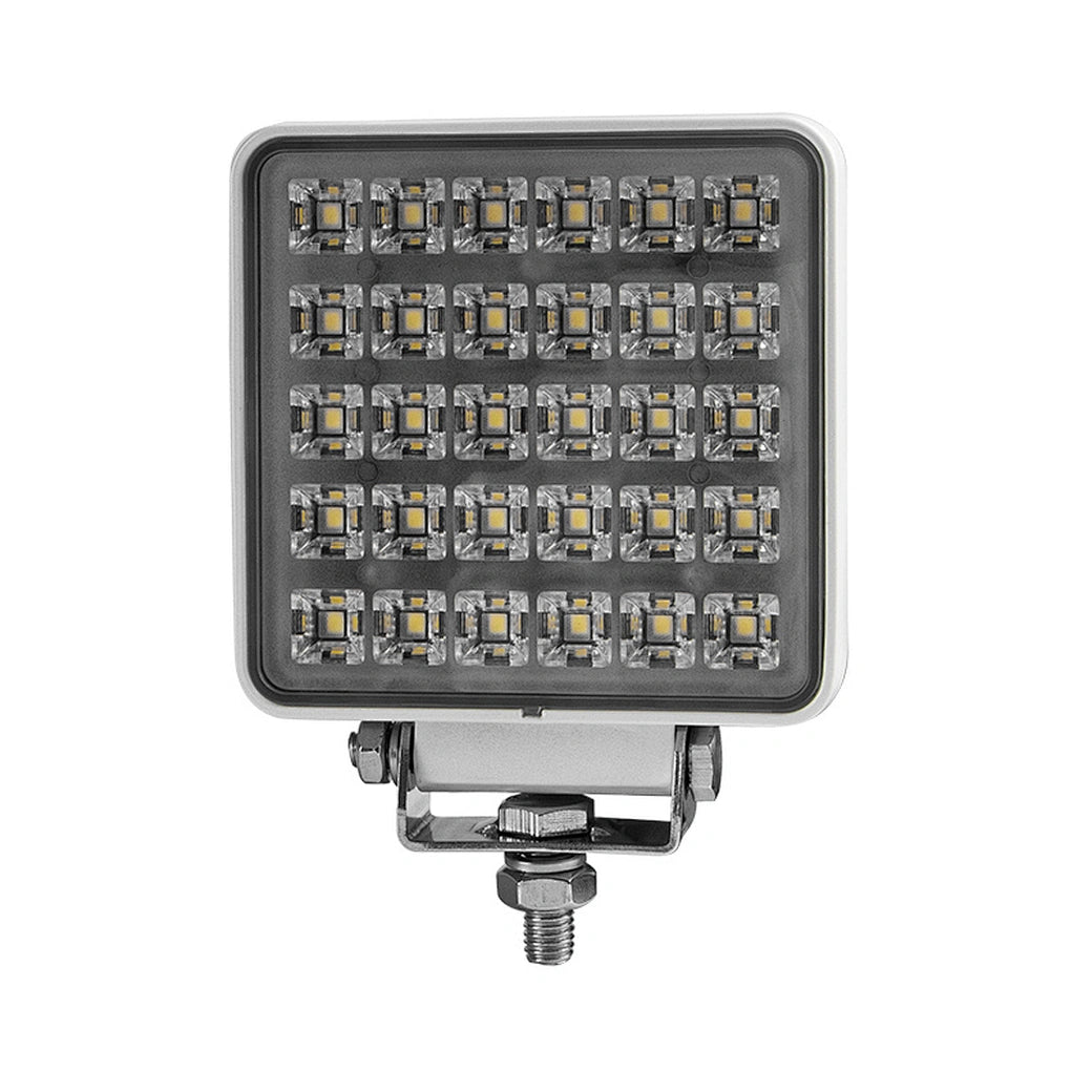 High Power LED Work Light|4'' 30W 2,400 LM|Wide Flood|12V 24V DC