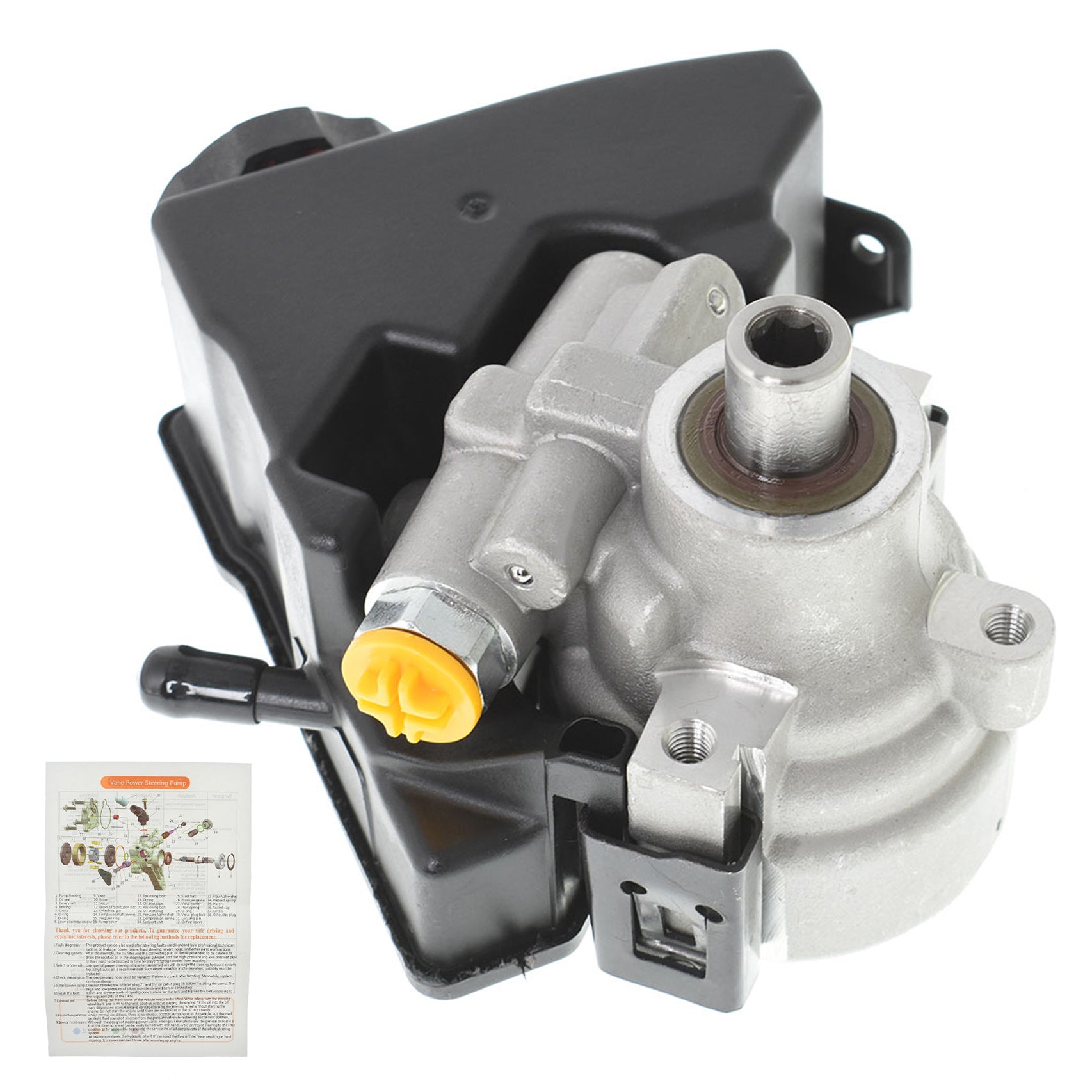 TOPPARTZ Power Steering Pump w/ Reservoir 20-57993 For Buick Rendezvous Terraza Chevrolet