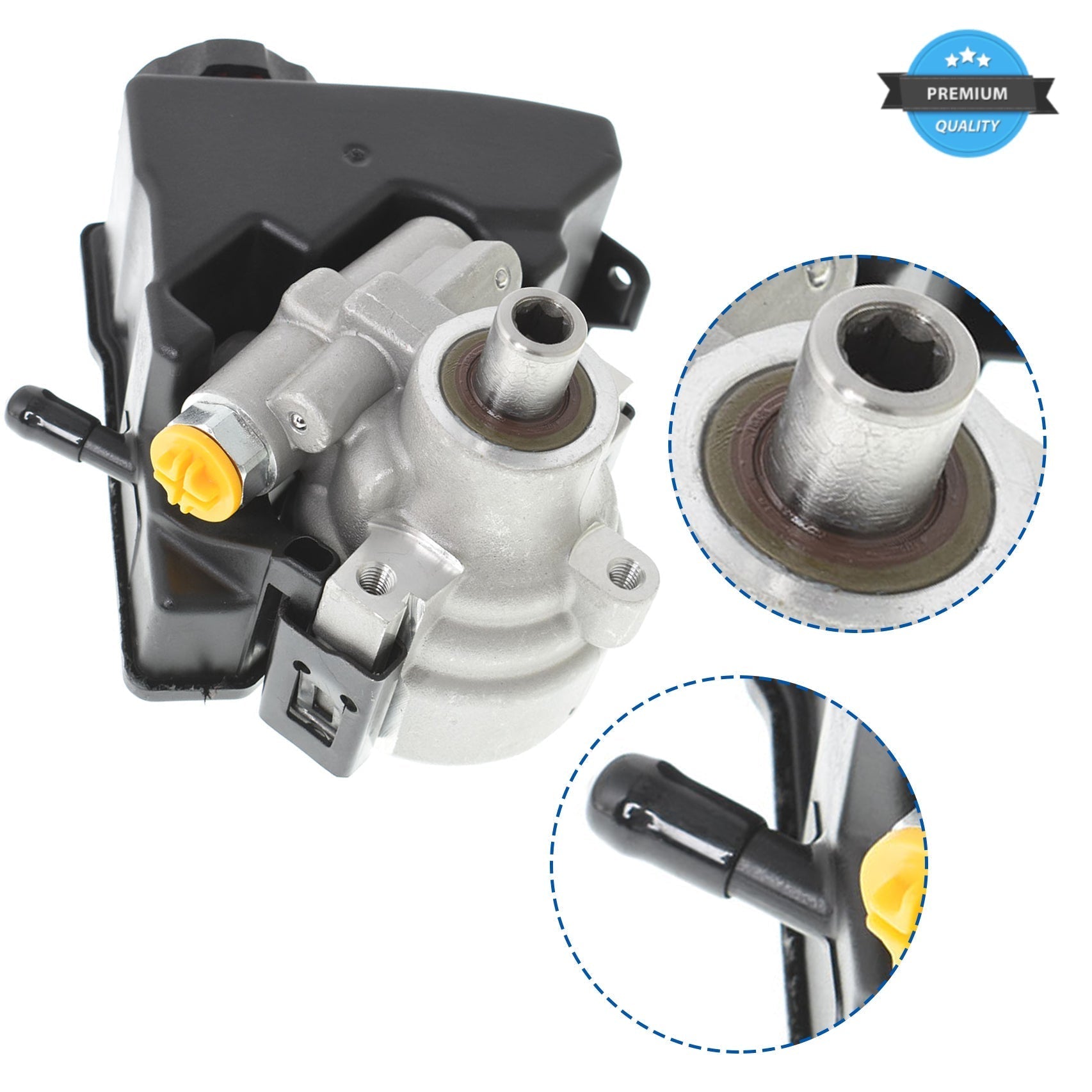 TOPPARTZ Power Steering Pump w/ Reservoir 20-57993 For Buick Rendezvous Terraza Chevrolet