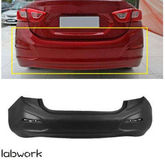 Primered Rear Bumper Cover For 2016 2017 2018 2019 Chevy Cruze Sedan 4 Door