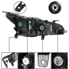 Projector Headlights For 2019-2020 Nissan Altima Halogen Headlamps Right & Left