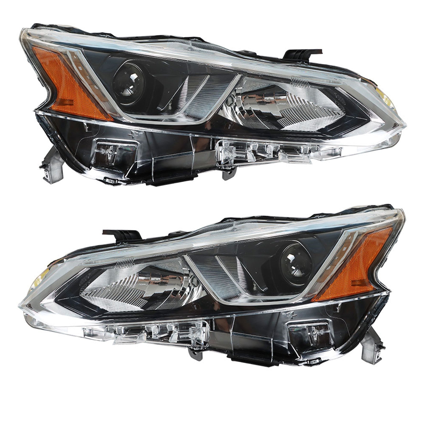 Projector Headlights For 2019-2020 Nissan Altima Halogen Headlamps Right & Left