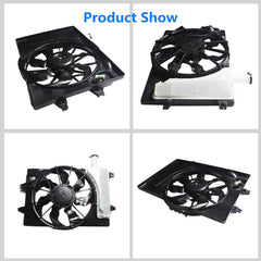 Radiator AC Condenser Cooling Fan Assembly For 2017-2018 Elantra 2.0L