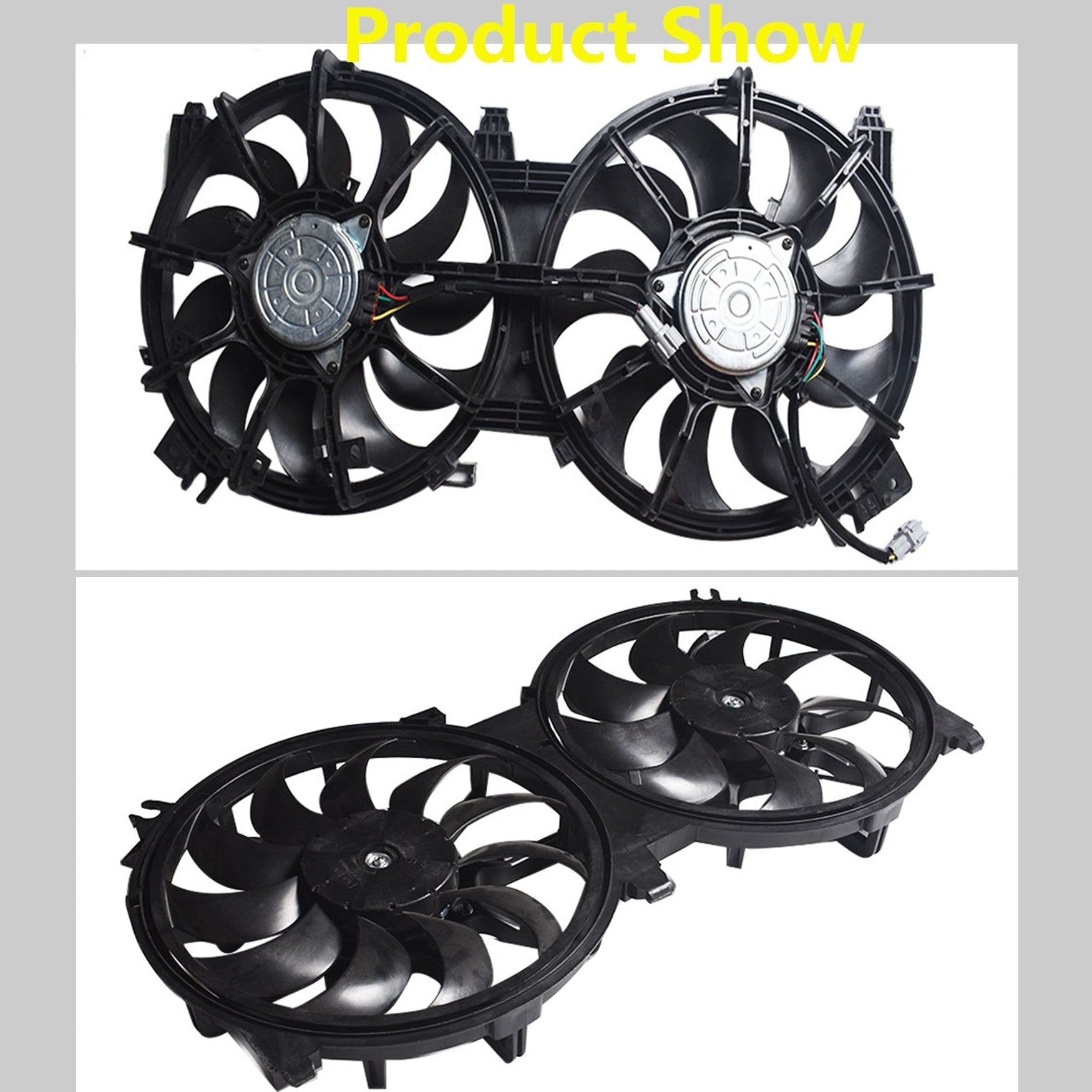 Radiator + AC Condenser Cooling Fan For 07-18 Altima Sedan 16-18 Maxima 620-453