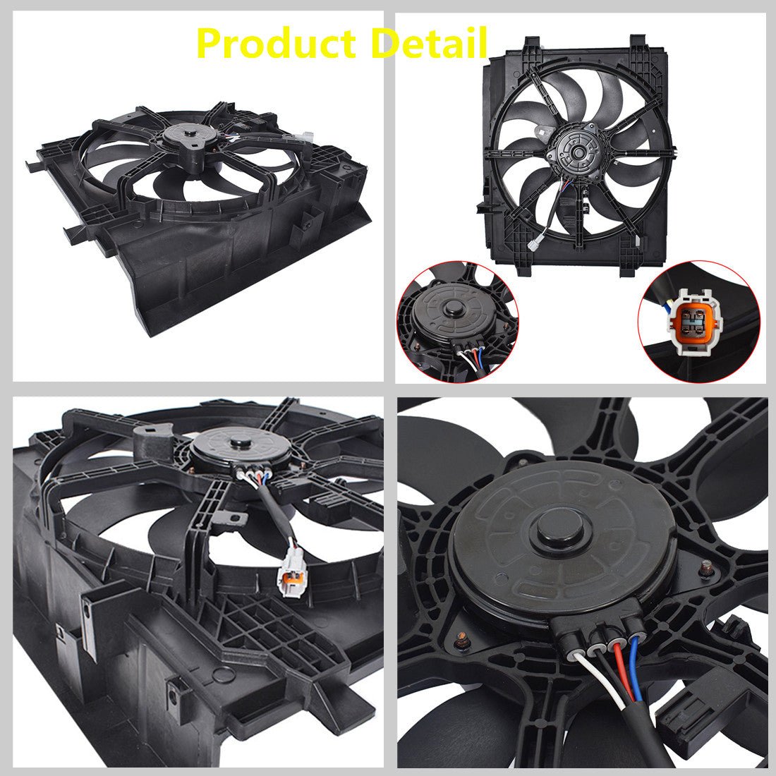 Radiator And Condenser Fan Fit For 2013-2018 Nissan Sentra  NI3115146