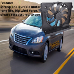 Radiator And Condenser Fan Fit For 2013-2018 Nissan Sentra  NI3115146