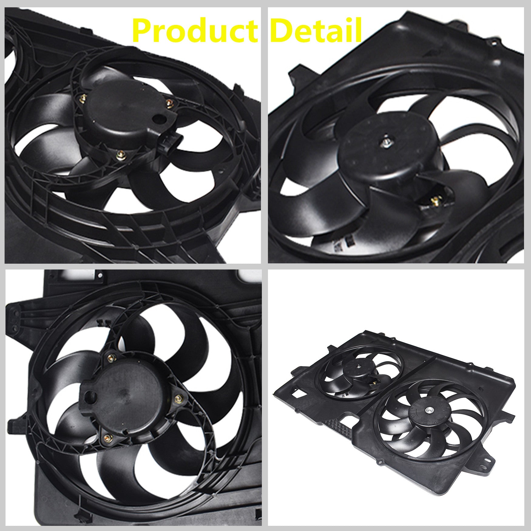 Radiator And Condenser Fan For Ford Escape Mercury Mariner FO3115182 FA70593