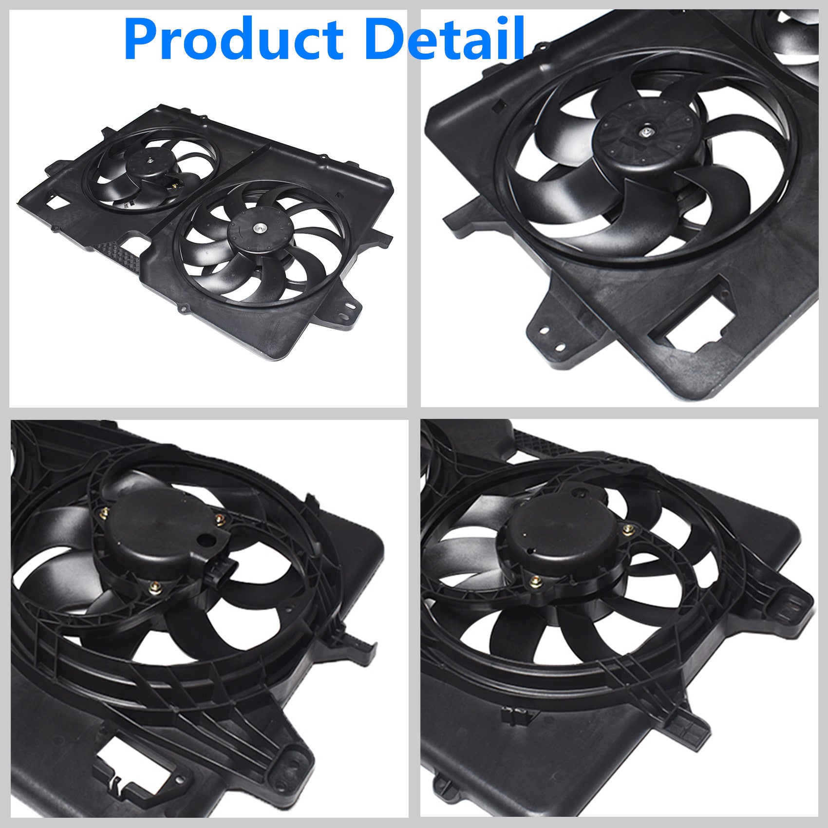 Radiator And Condenser Fan For Ford Escape Mercury Mariner FO3115182 FA70593
