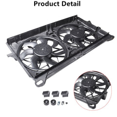 Radiator And Condenser Fan For GMC Sierra 2500 HD Chevrolet GM3115212 TYC622230