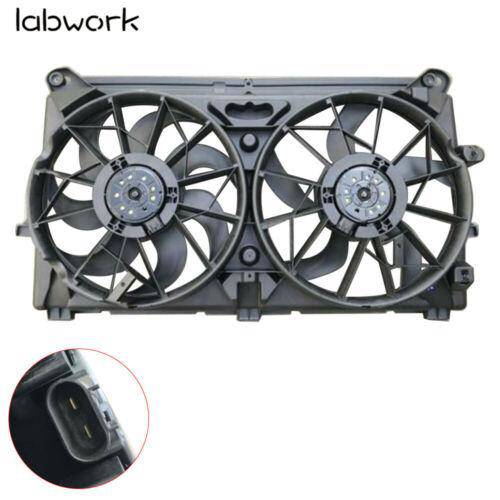 Radiator And Condenser Fan For GMC Sierra 2500 HD Chevrolet GM3115212 TYC622230