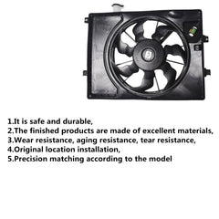 Radiator And Condenser Fan For Hyundai Elantra Kia Forte HY3115152 TYC623510