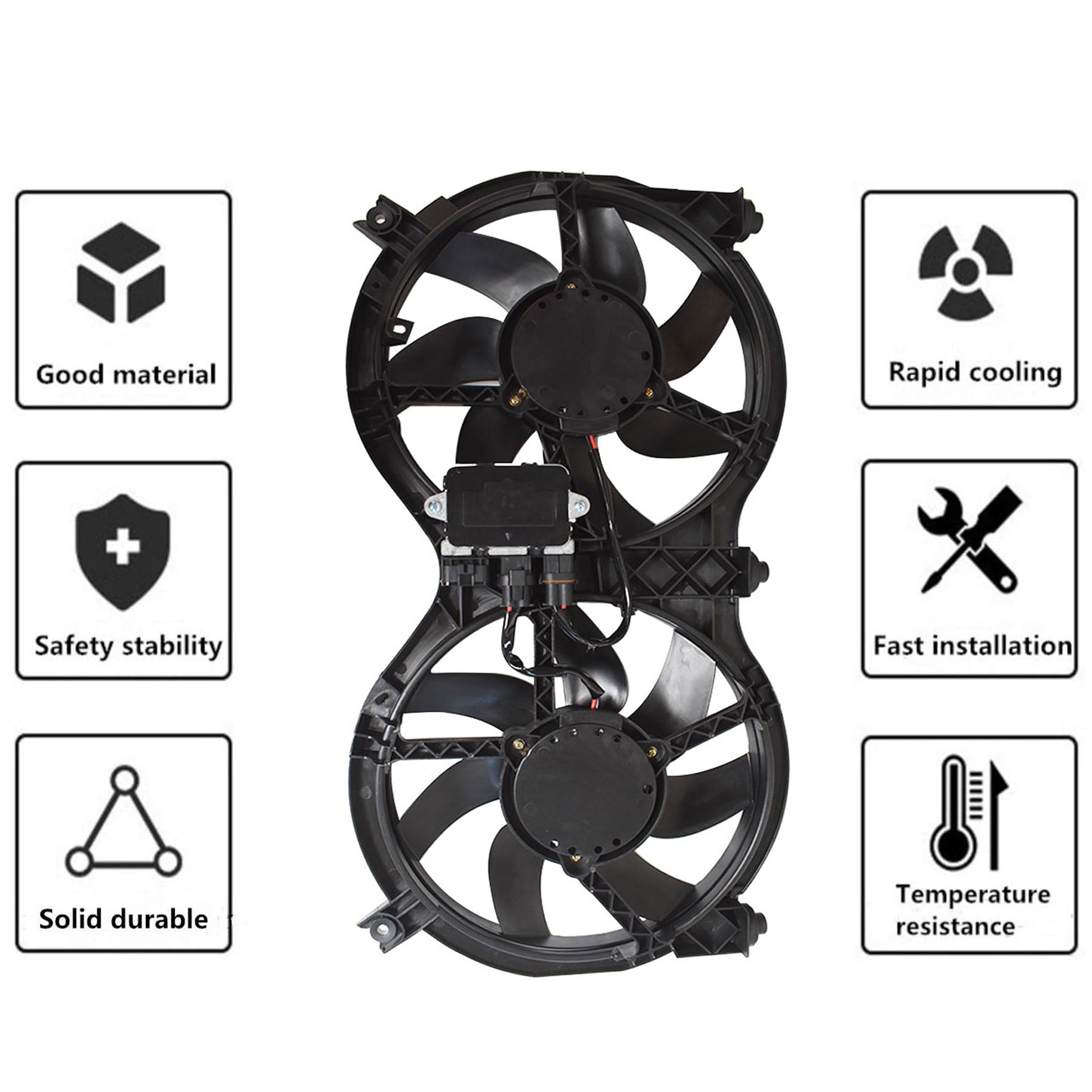 Radiator Cooling Fan For 2013-17 Nissan Pathfinder 2013 Infiniti JX35 NI3115149
