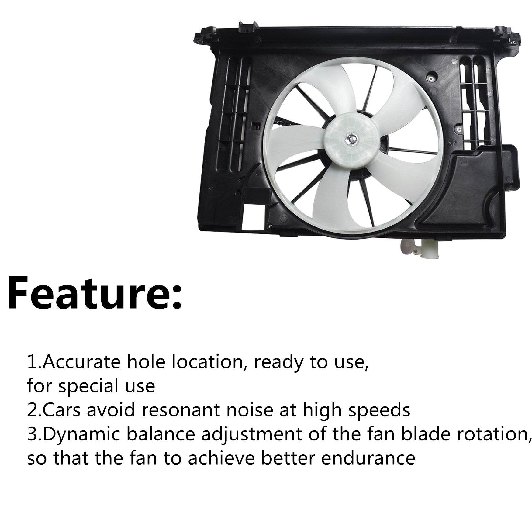 TOPPARTZ Radiator Cooling Fan For 2014-2016 Toyota Corolla 163610T041 1647123030