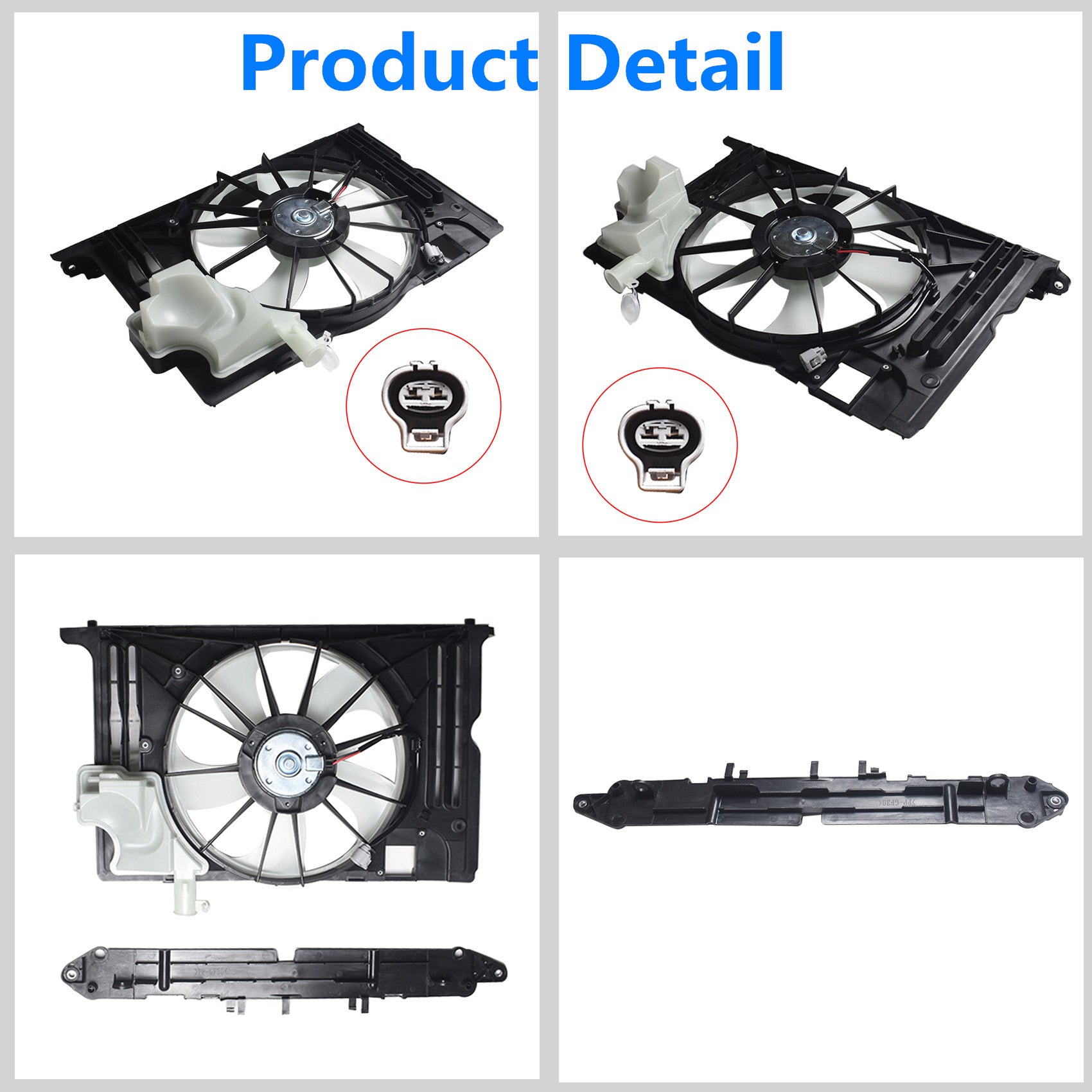 TOPPARTZ Radiator Cooling Fan For 2014-2016 Toyota Corolla 163610T041 1647123030