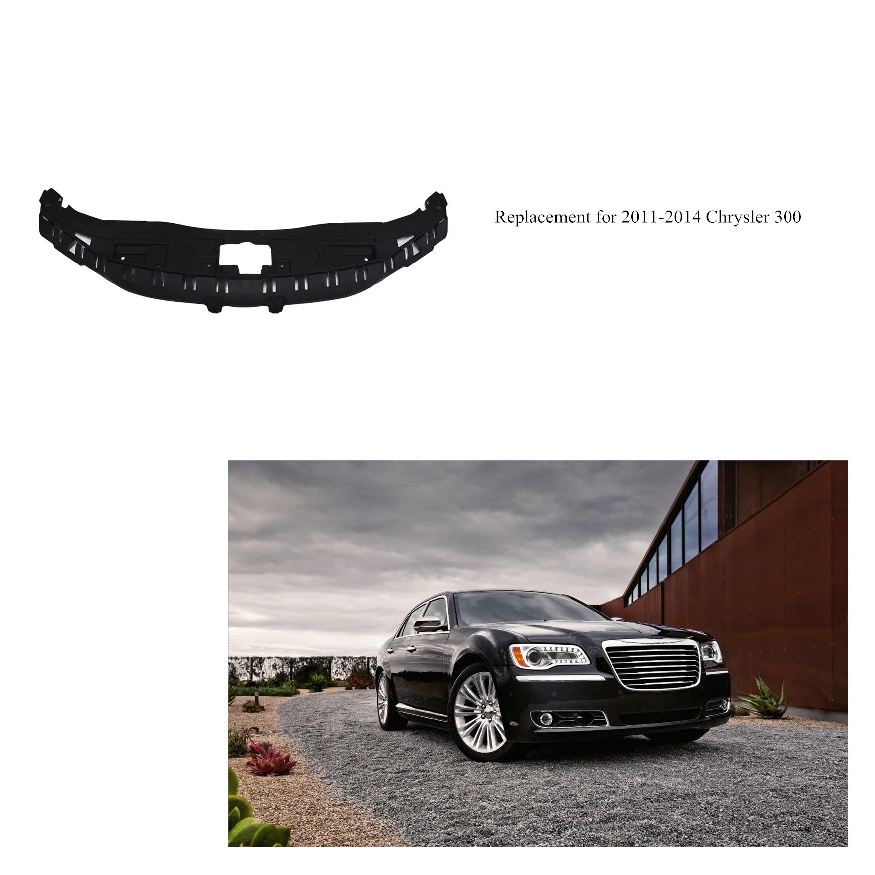 Radiator Support Cover For 2011-2014 Chrysler 300 3.6L 5.7L 6.4L CH1224100