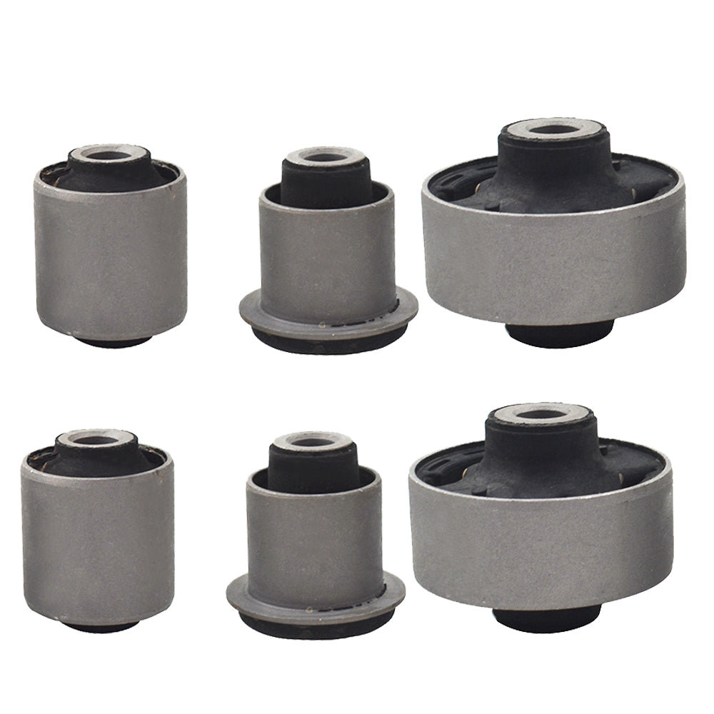 Set of 6 Front Lower Control Arm Inner & Outer Bushing For Acura TSX 2004-2008