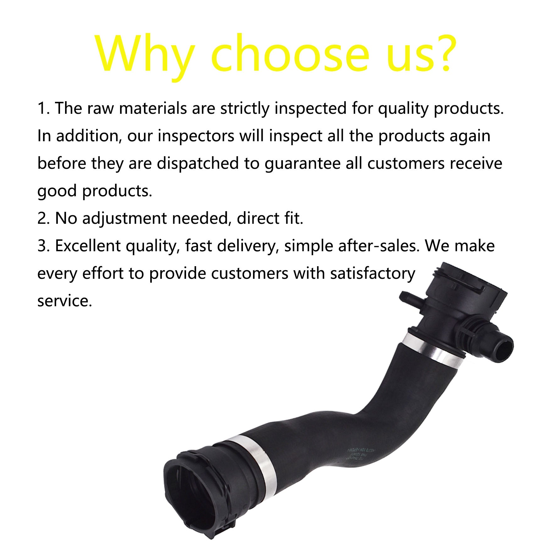 Upper Radiator Coolant Hose FOR BMW 135i 135is 335i xDrive 335xi Z4 X1 3.0L