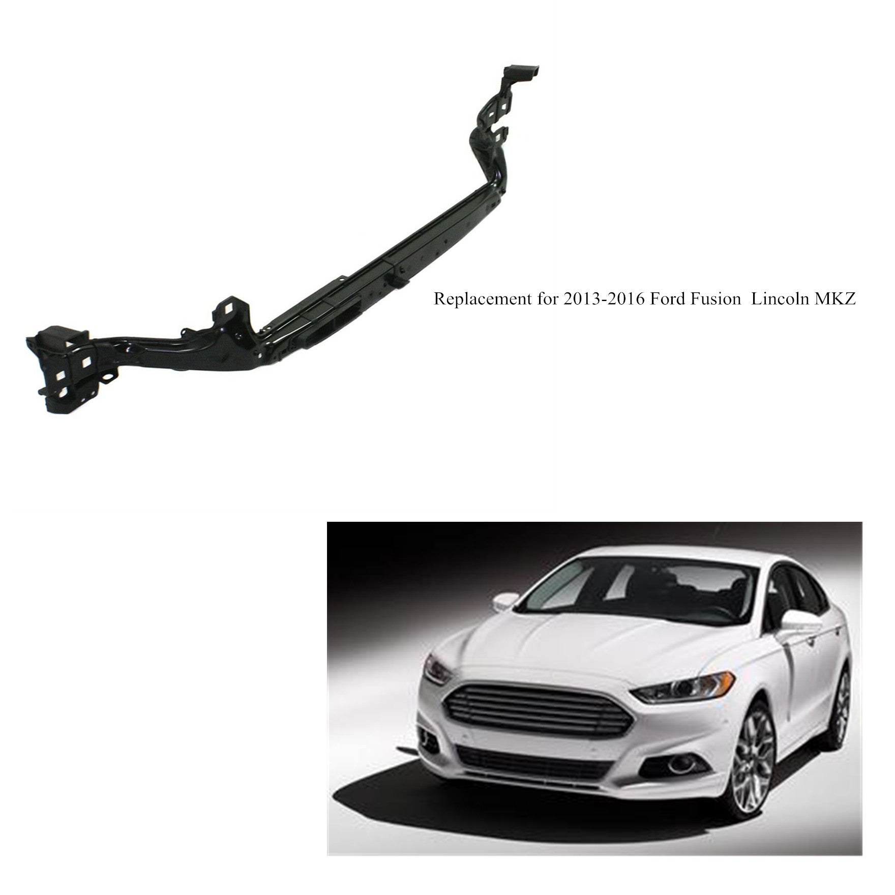 Upper Radiator Support Fit For 13-16 Ford Fusion Lincoln MKZ DS7Z8A284A