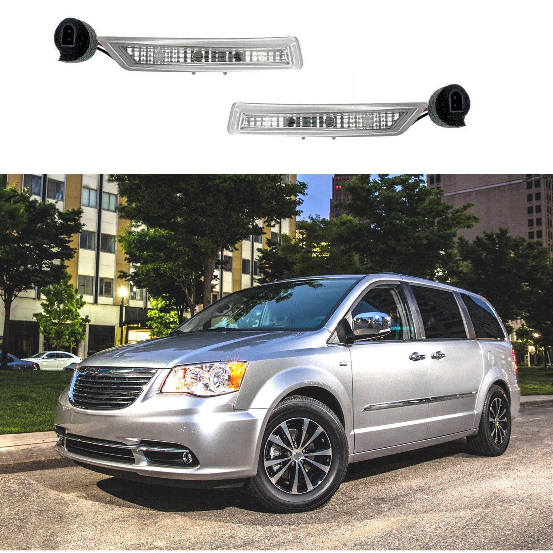 Wing Mirror Indicator - Left + Right For Chrysler Grand Voyager RT 08-15