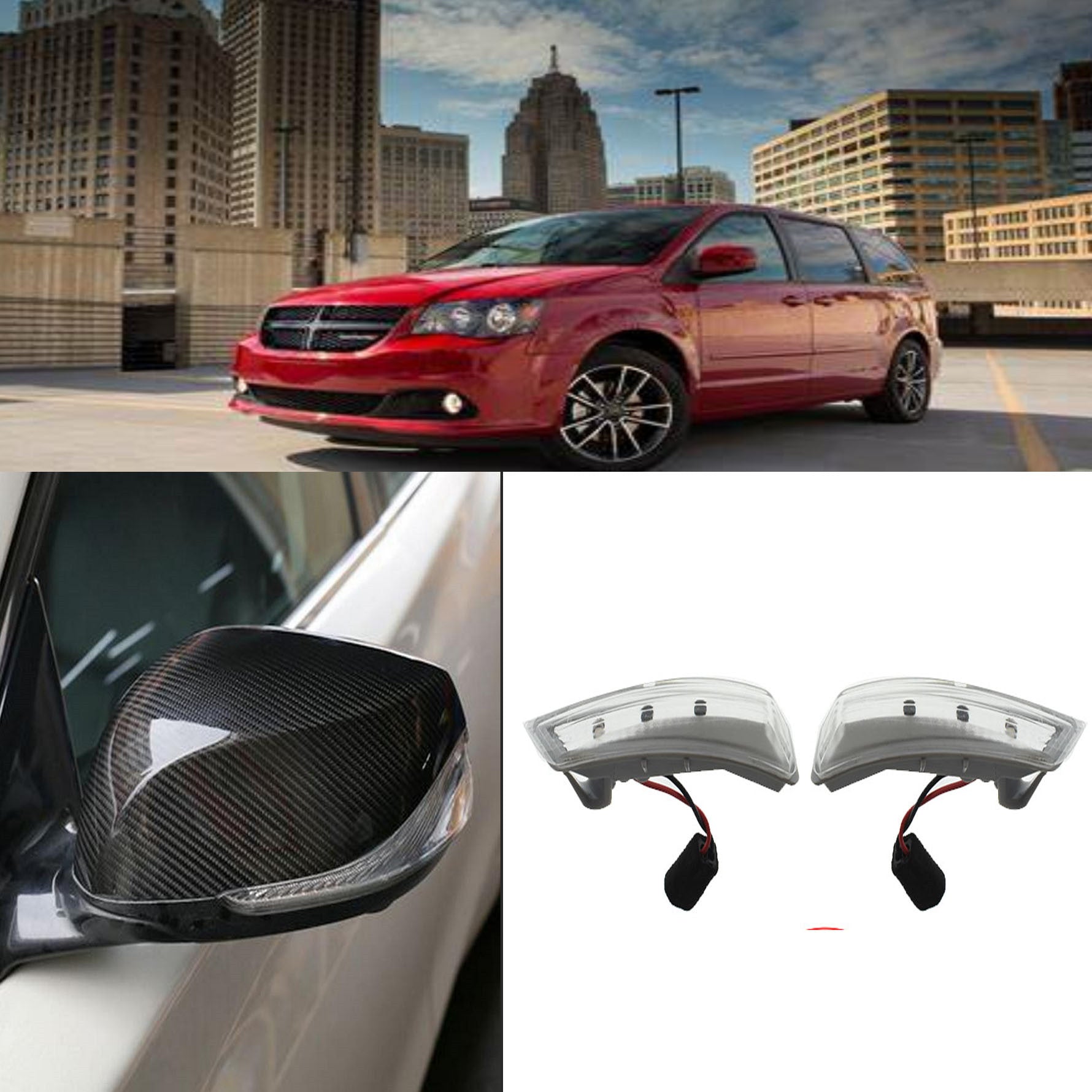 Wing Mirror Indicator - Left + Right For Chrysler Grand Voyager RT 08-15