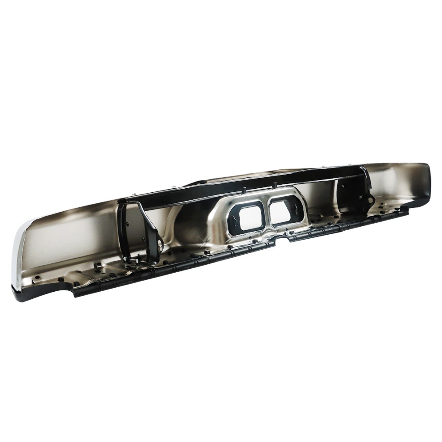 TOPPARTZ Chrome Steel Rear Step Bumper Assembly Replacement for 2000-2006 Toyota Tundra TO1103107