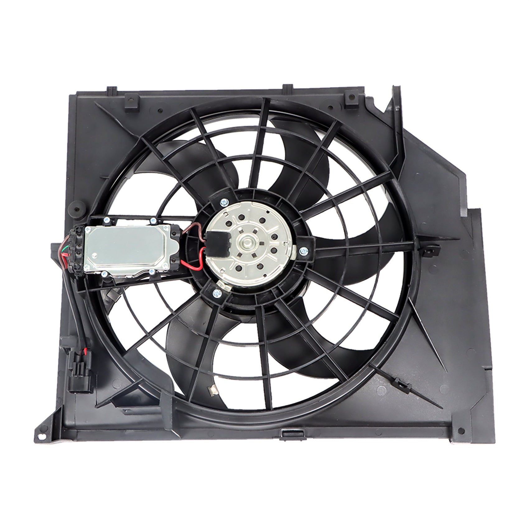 TOPPARTZ Radiator Cooling Fan Assembly Replacement for 2000-2001 BMW E46 325i 328i 330i