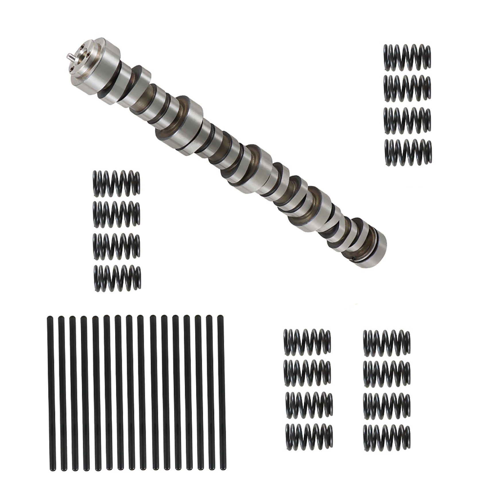 TOPPARTZ Stage 4 LS Truck Camshaft Kit and Chromoly Pushrods Replacement for GM trucks and SUVs equipped with 4.8L, 5.3L, 6.0L, or 6.2L engines
