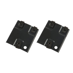 TOPPARTZ 2 PCS Front Bumper Plate Bracket Left and Right Replacement for 2011-2014 Silverado 2500HD 3500HD GM1062105 25996793