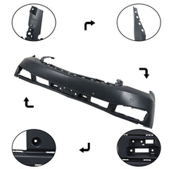 TOPPARTZ Front Upper Bumper Cover Replacement for Tahoe Suburban 2015-2020 with Parking Sensor Hole GM1000974