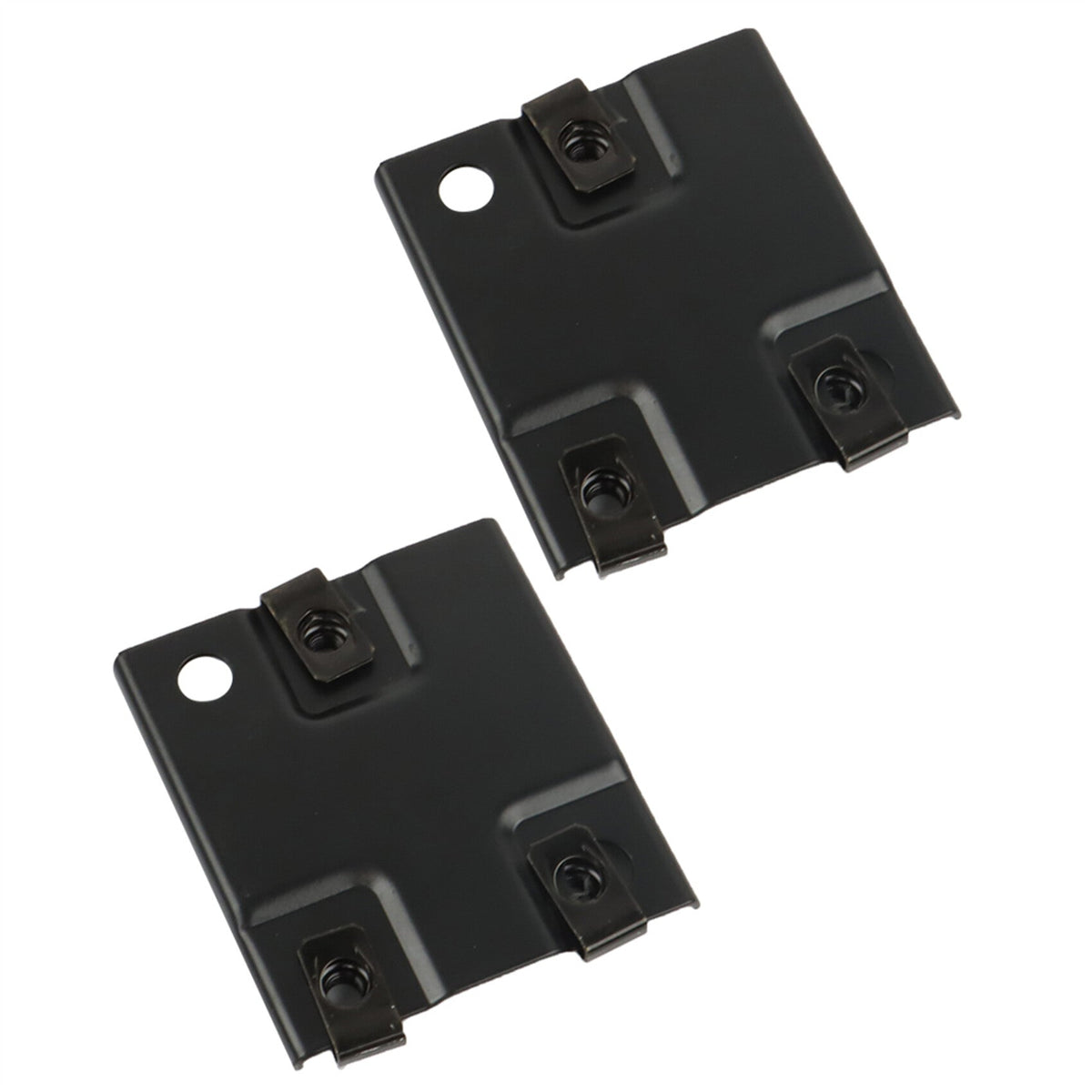 TOPPARTZ 2 PCS Front Bumper Plate Bracket Left and Right Replacement for 2011-2014 Silverado 2500HD 3500HD GM1062105 25996793