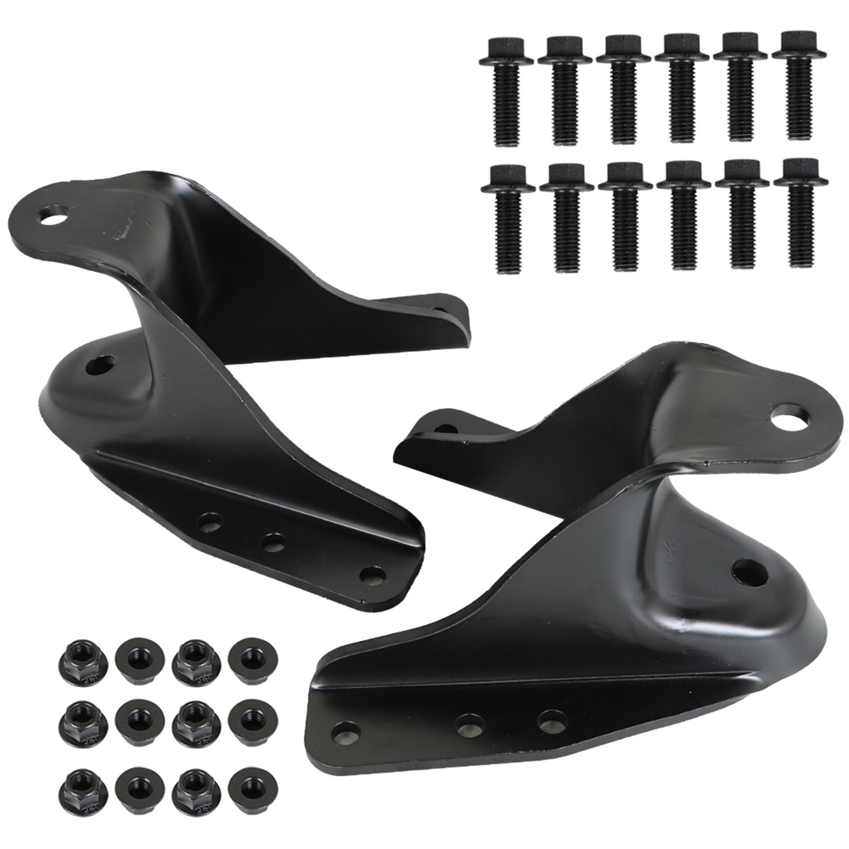 TOPPARTZ Rear Leaf Spring Forward Shackle Bracket Hanger Pair Replacement for 1983-1997 Ford F250 F350 722-013 E5TZ5775D