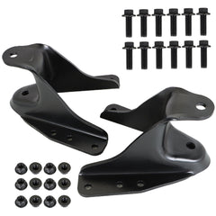 TOPPARTZ Rear Leaf Spring Forward Shackle Bracket Hanger Pair Replacement for 1983-1997 Ford F250 F350 722-013 E5TZ5775D