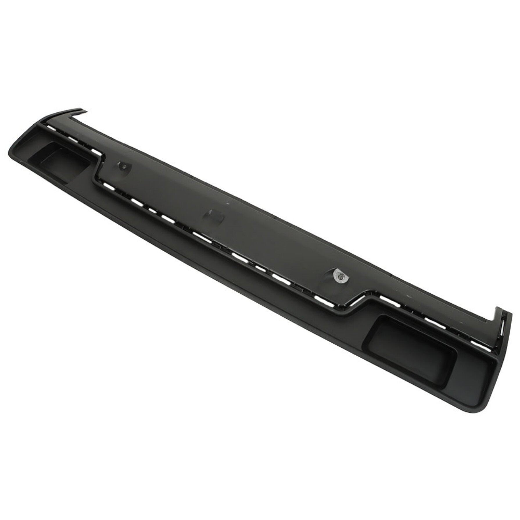 TOPPARTZ Front Bumper Filler Panel Black without Tow Hook Hole with Impact Bar Skid Plate Replacement for 2014 2015 Silverado 1500