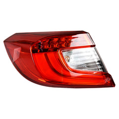 TOPPARTZ Driver Side Outer Tail Light Replacement for 2018-2021 Honda Accord Sedan Rear Brake Tail Lamp Assembly LH Left Side 33550TVAA01 HO2804118