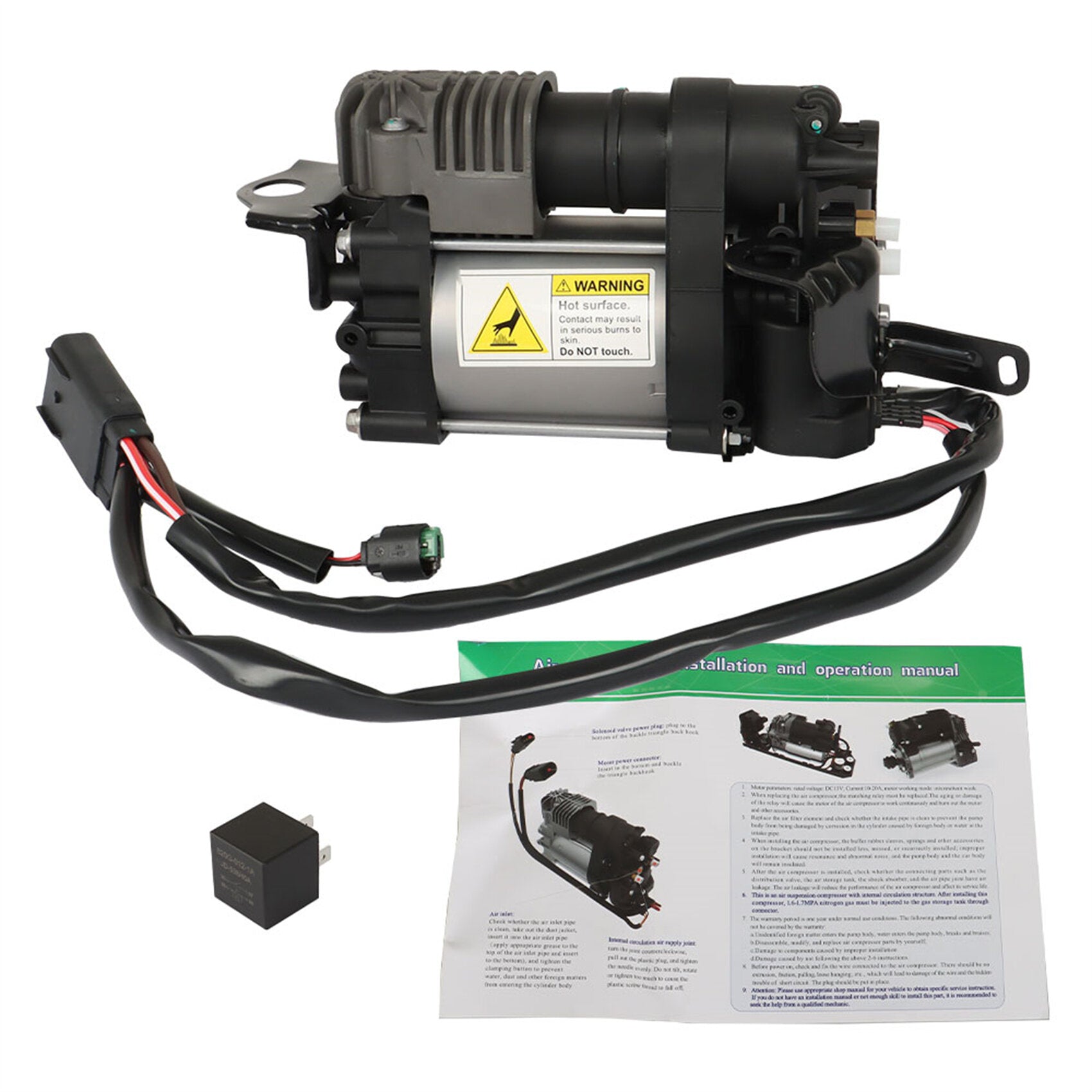 TOPPARTZ Suspension Air Compressor 949-356 Replacement for 1500 2013-2018