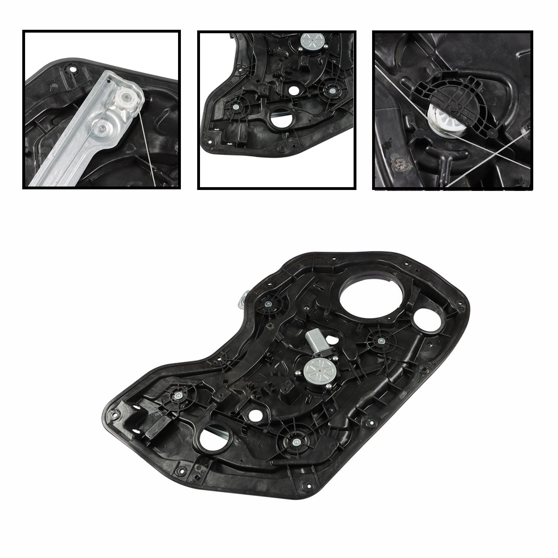 TOPPARTZ Front Left Driver Side Power Window Regulator with Motor Replacement for 2011-2016 Hyundai Elantra Sedan 824713Y010 82471-3Y010