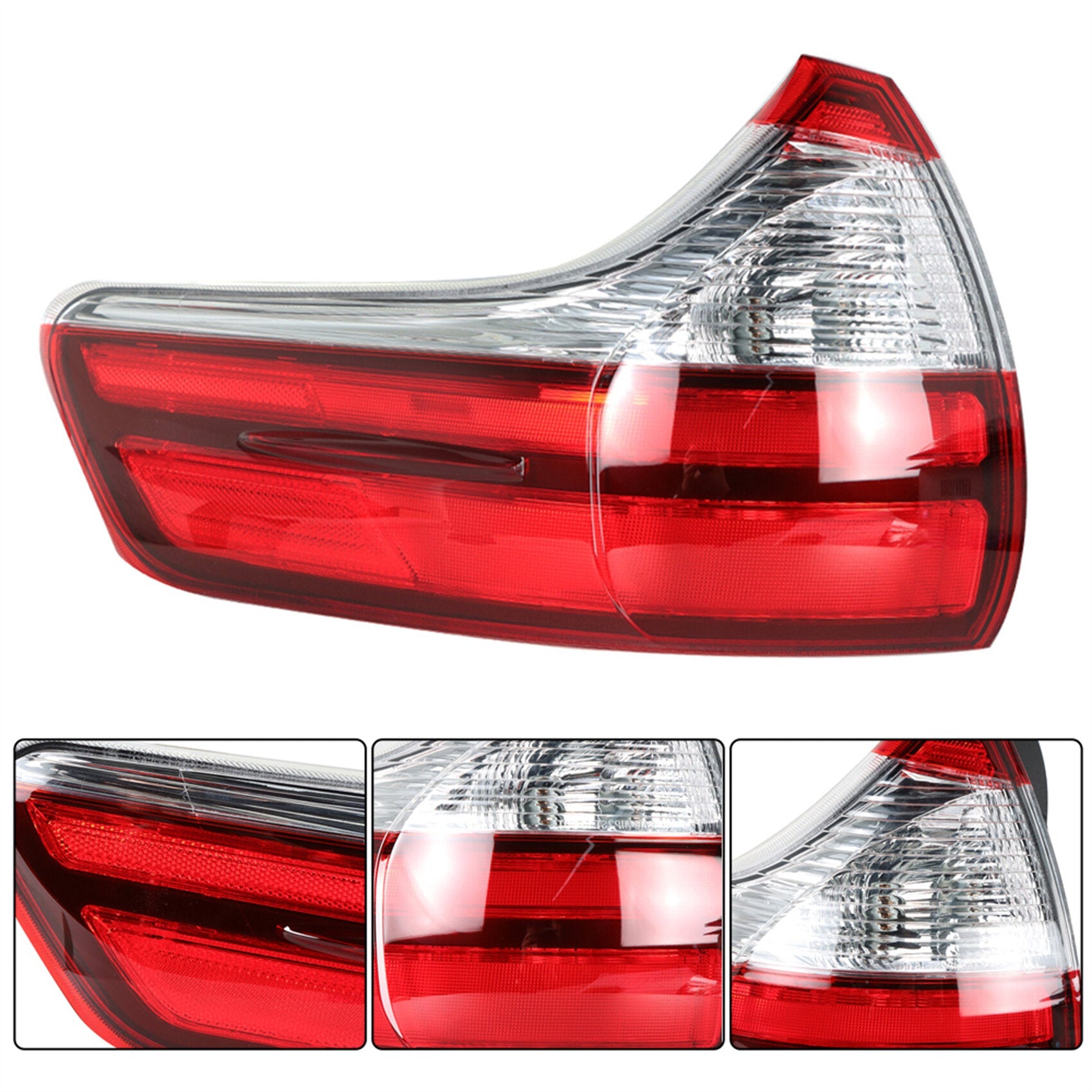 TOPPARTZ Driver Side Outer Tail Light Replacement for 2015-2018 Toyota Sienna Rear Tail Light Brake Lamp Assembly LH Left Side 8156008050 TO2804123
