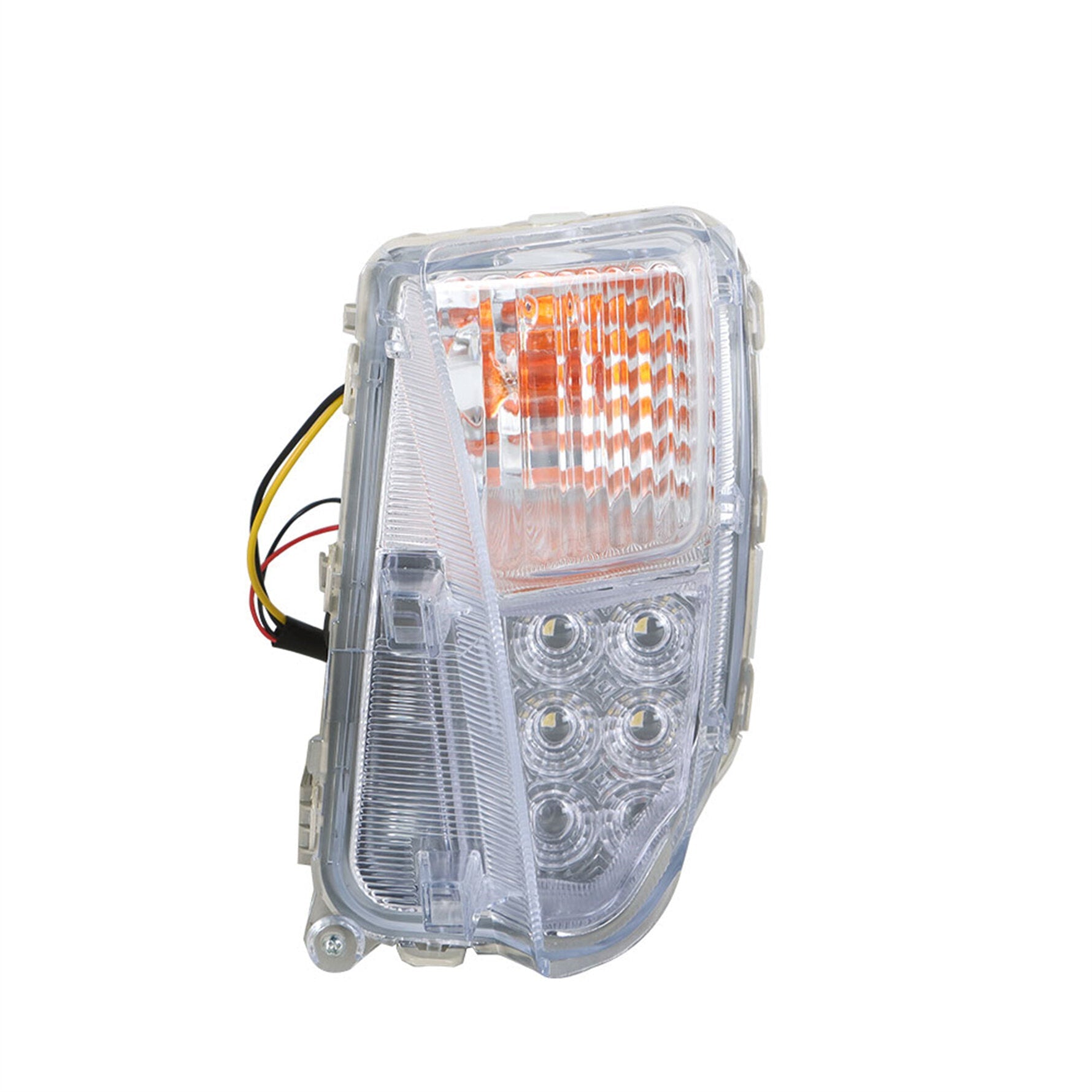 TOPPARTZ DRL LED Fog Lights Assembly 8152147060 Replacement for 2010-2015 Toyota Prius Clear Lens Left Side (Driver Side)
