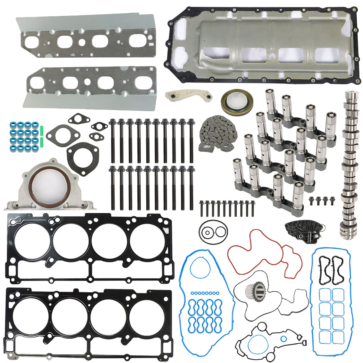 TOPPARTZ MDS Lifters Camshaft Kit 53021726AE Replacement for Chrysler Dodge Ram 2009-2015