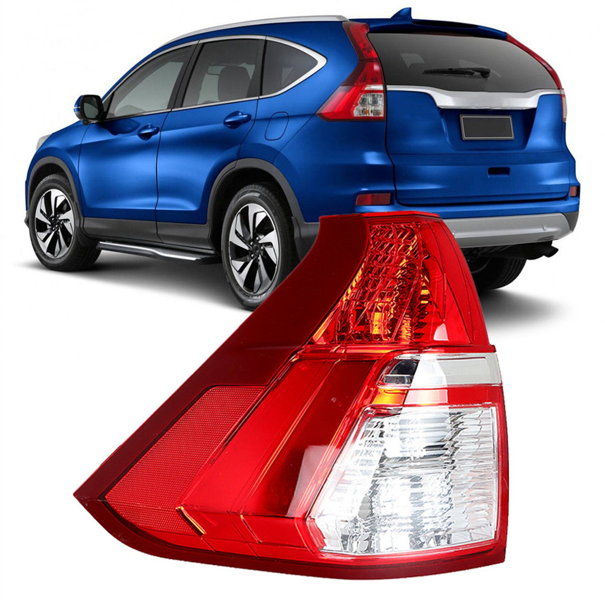 TOPPARTZ Driver Side Tail Light Replacement for 2015 2016 Honda CRV CR-V Rear Tail Light Brake Lamp Assembly LH Left Side 33550T1WA01 HO2800186
