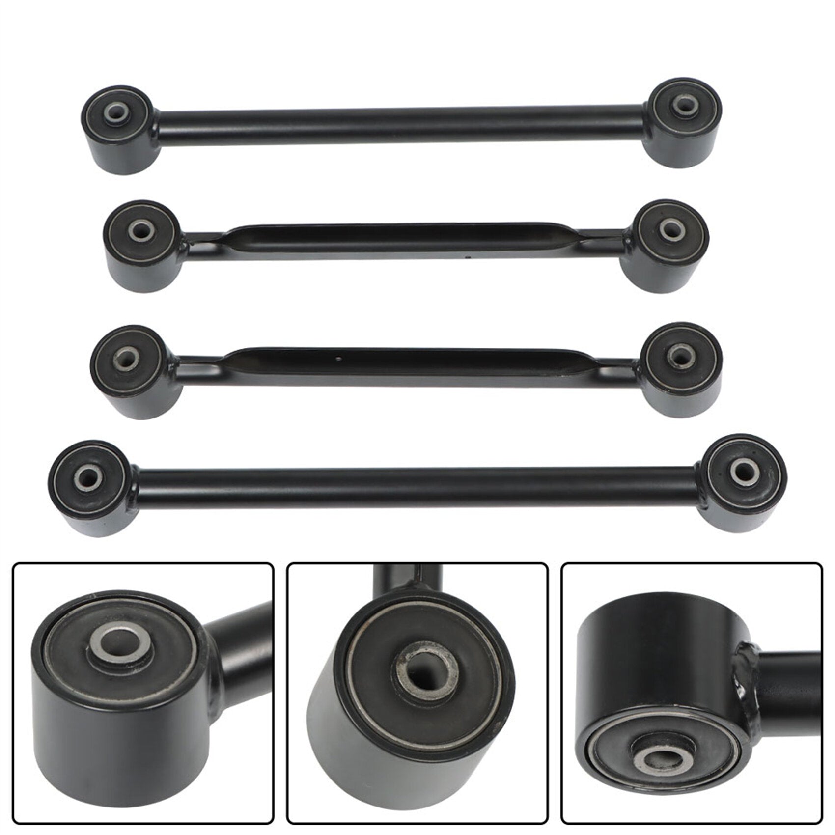 TOPPARTZ Rear Upper Lower Trailing Control Arm Kit 521-888 Replacement for 2002-2009 Chevrolet Trailblazer 2002-2009 GMC Envoy