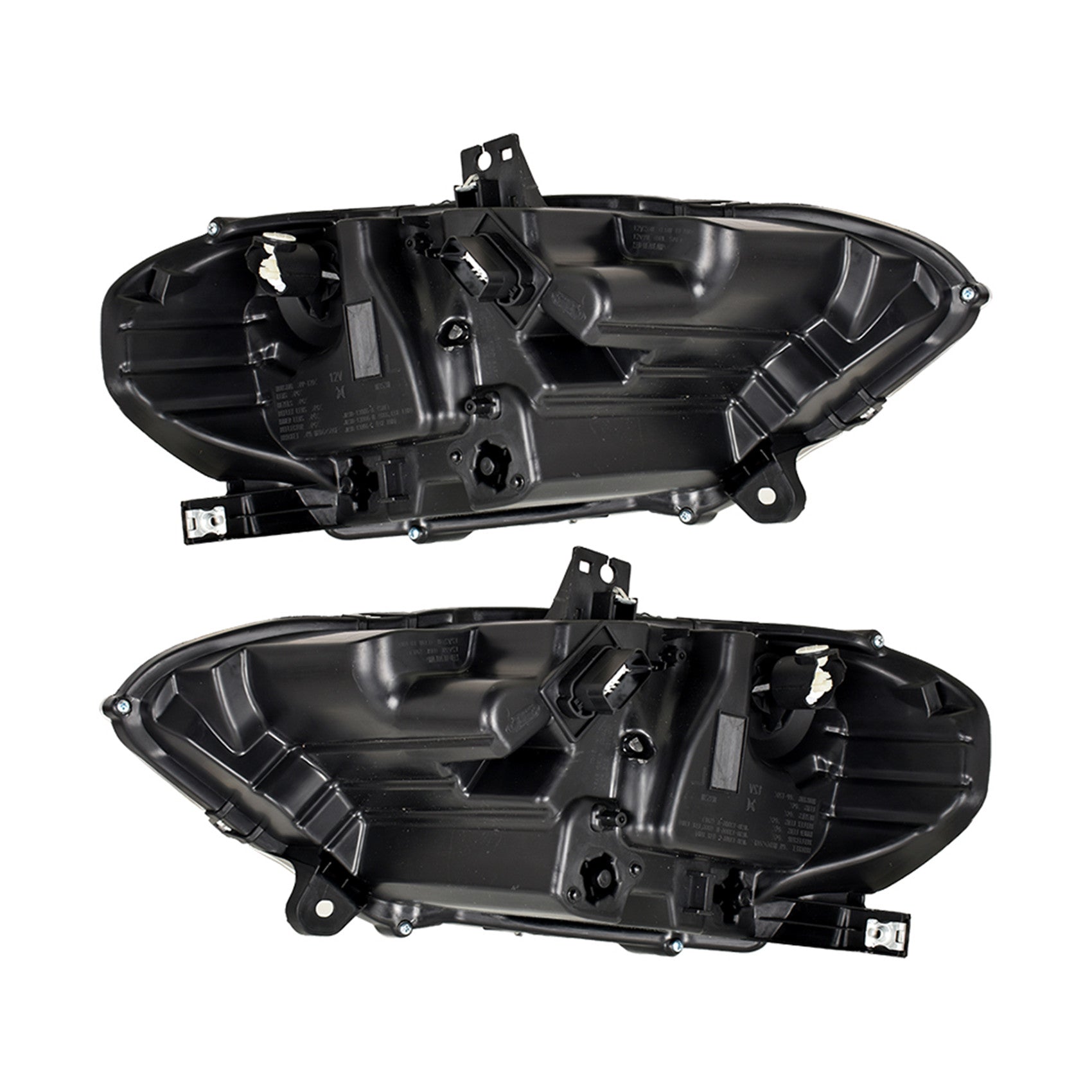 TOPPARTZ Right+Left Headlights For 2018-2020 Ford Mustang LED Clear Lens