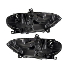 TOPPARTZ Right+Left Headlights For 2018-2020 Ford Mustang LED Clear Lens