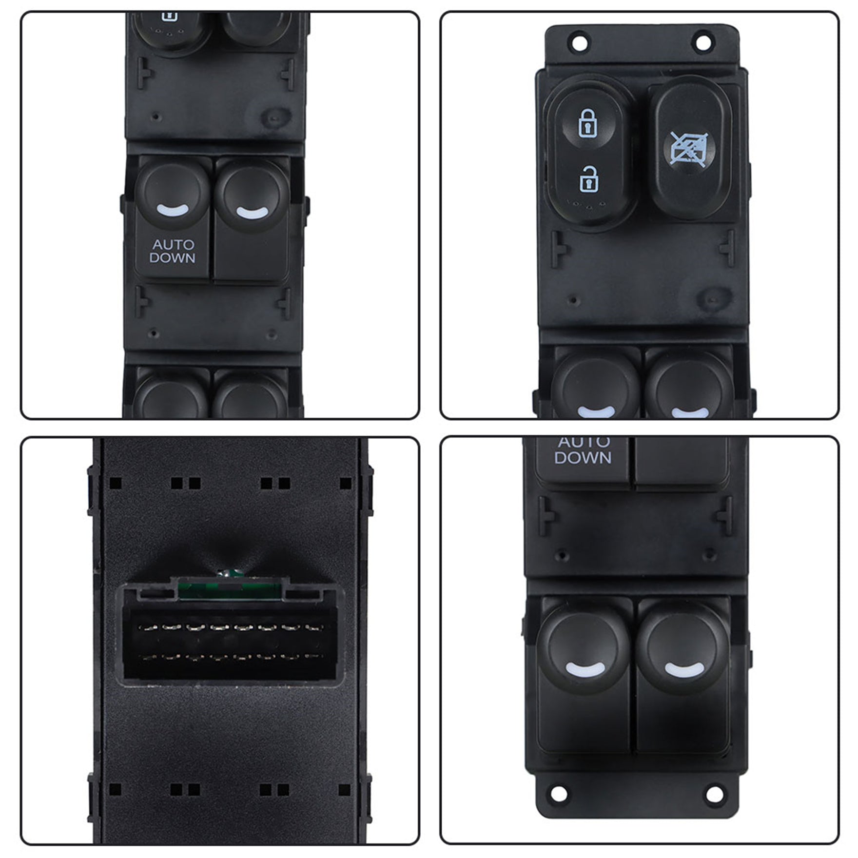 TOPPARTZ Master Power Window Switch 93570-1R111 935701R111 Replacement for 2014-2017 Hyundai Accent 1.6L Front Left Driver Side