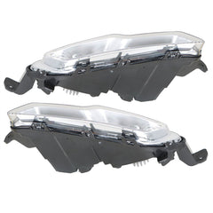 TOPPARTZ Fog Lights Assembly Replacement for 2017 2018 Ford Explorer Fusion Clear Lens Left+Right Side (Passenger & Driver Side)