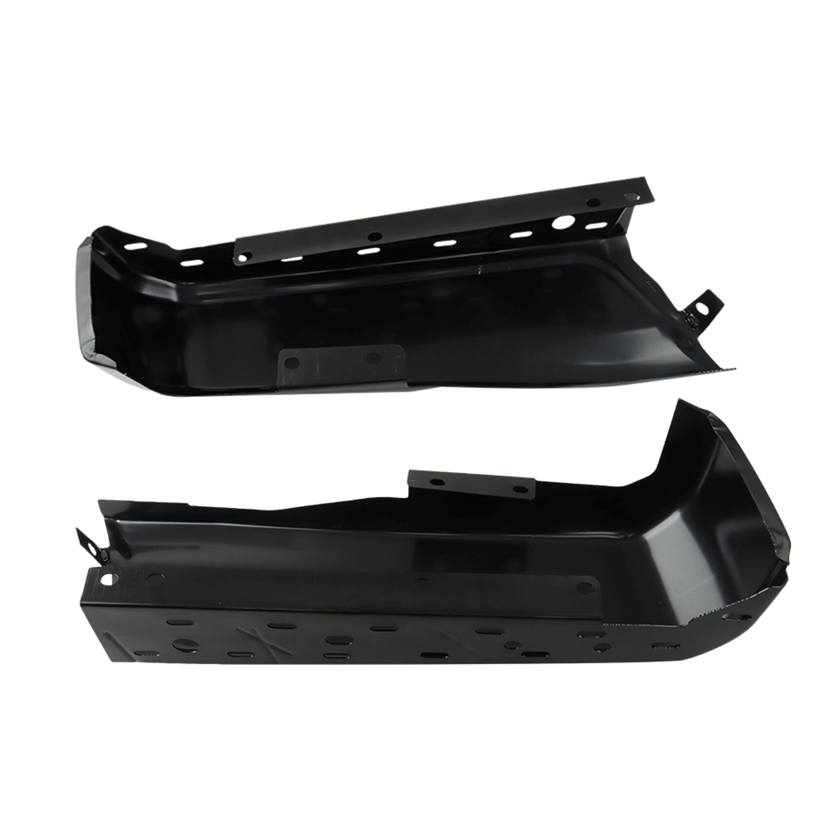 TOPPARTZ Set of 2 Rear Step Bumper Face Bars without Parking Aid Sensor Holes Replacement for 2015-2020 F150 FO1102382