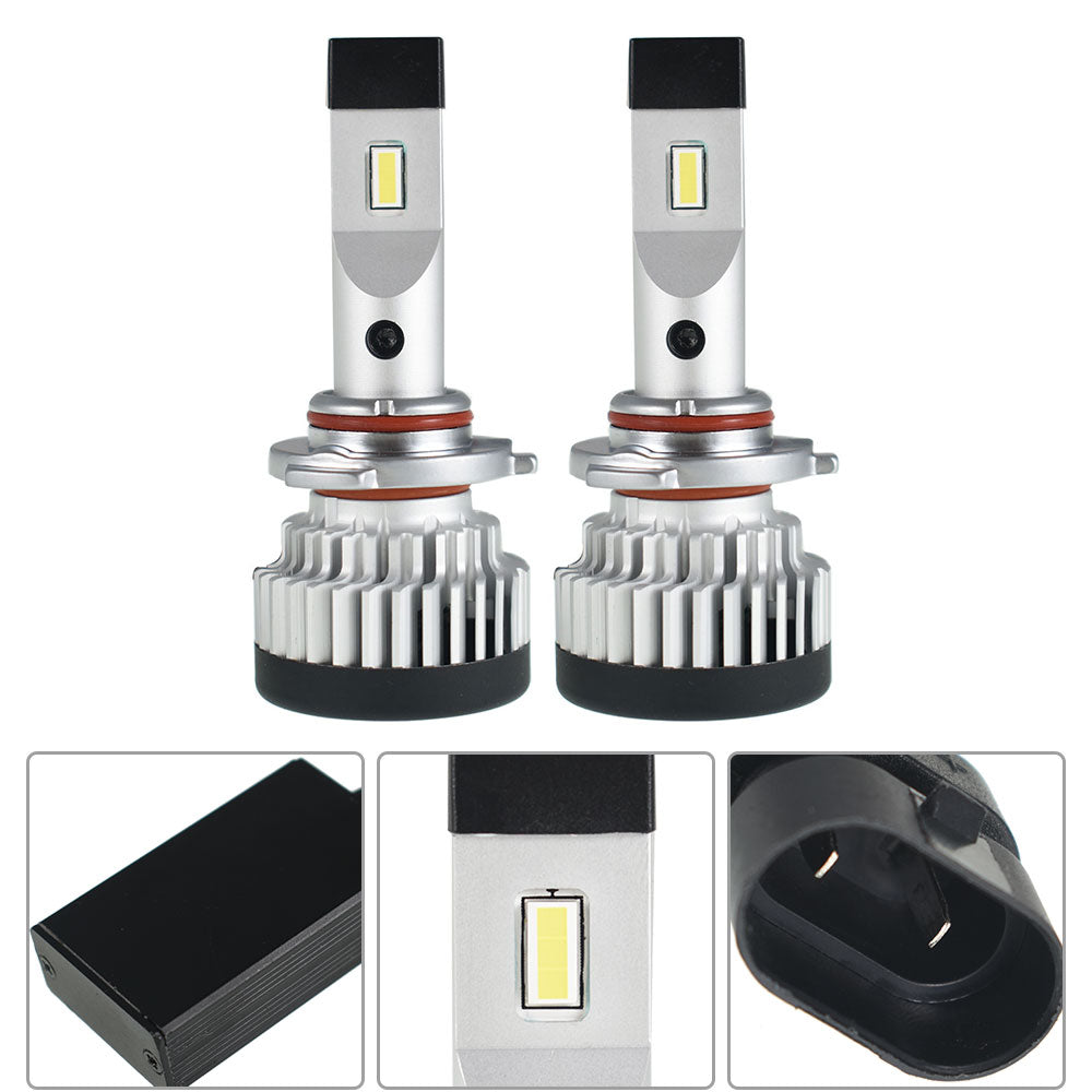 TOPPARTZ 2Pcs 9006/HB4 LED Headlight Bulbs 6000K Cool White 100W Super Bright Headlight Conversion Kit