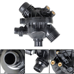 TOPPARTZ Electric Water Pump 11517586925 and Thermostat with Bolt Replacement for 128i 325i 328i 528i 530i X3