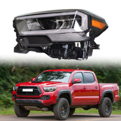 TOPPARTZ Headlight Assembly Replacement for Toyota Tacoma Full LED DRL 2020-2023 Headlights Set Driver Side